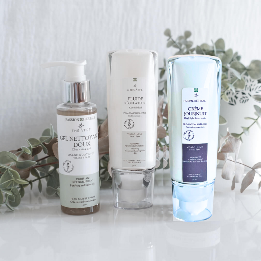 Ensemble visage Purifiant & Oxygénant | Hommes | Jour et nuit