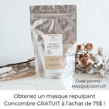 Masque repulpant (acide hyaluronique) | Concombre
