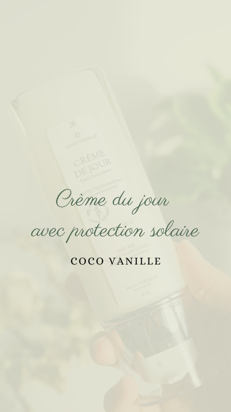 Crème de jour protectrice Coco-Vanille | Sac de remplissage 50ml